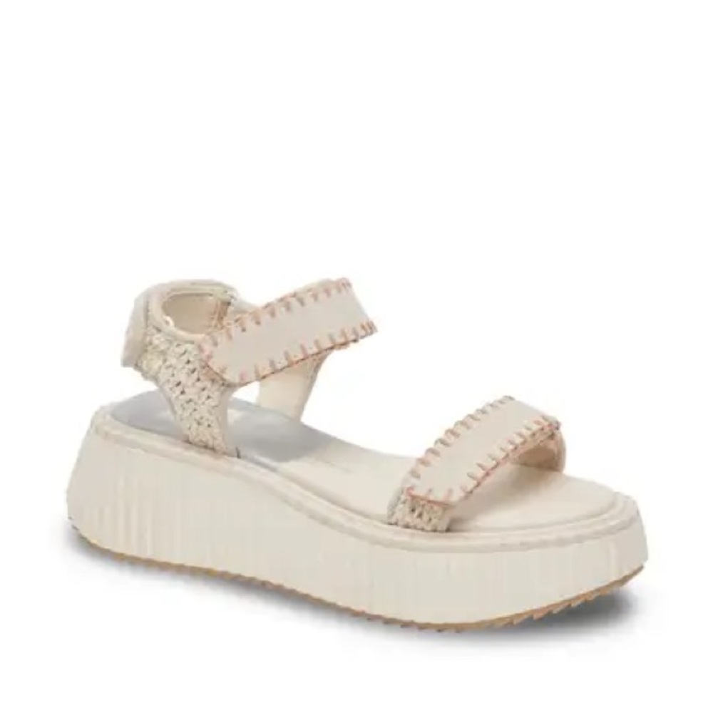 Dolce Vita Cream Platform Sandals